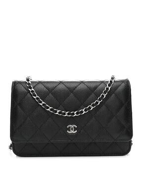 Chanel Caviar Quilted Wallet On Chain #291075C36B
